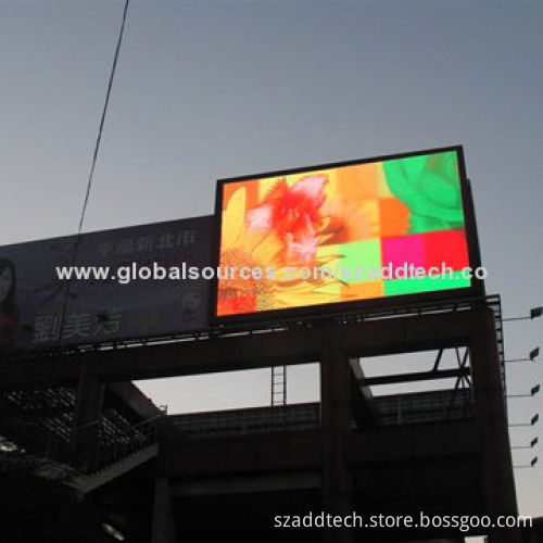 LED panels, installed near the highway for outdoor advertising useNew